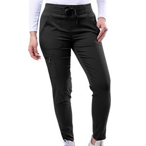 Black Adar Jogger Scrub Pants